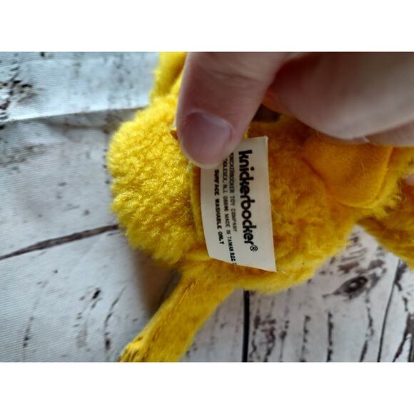 Vintage 1972 Knickerbocker Peanuts Woodstock 4.5" Plush Stuffed Toy - Picture 4 of 5